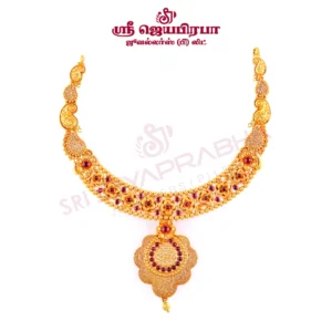 Ruby temple necklace
