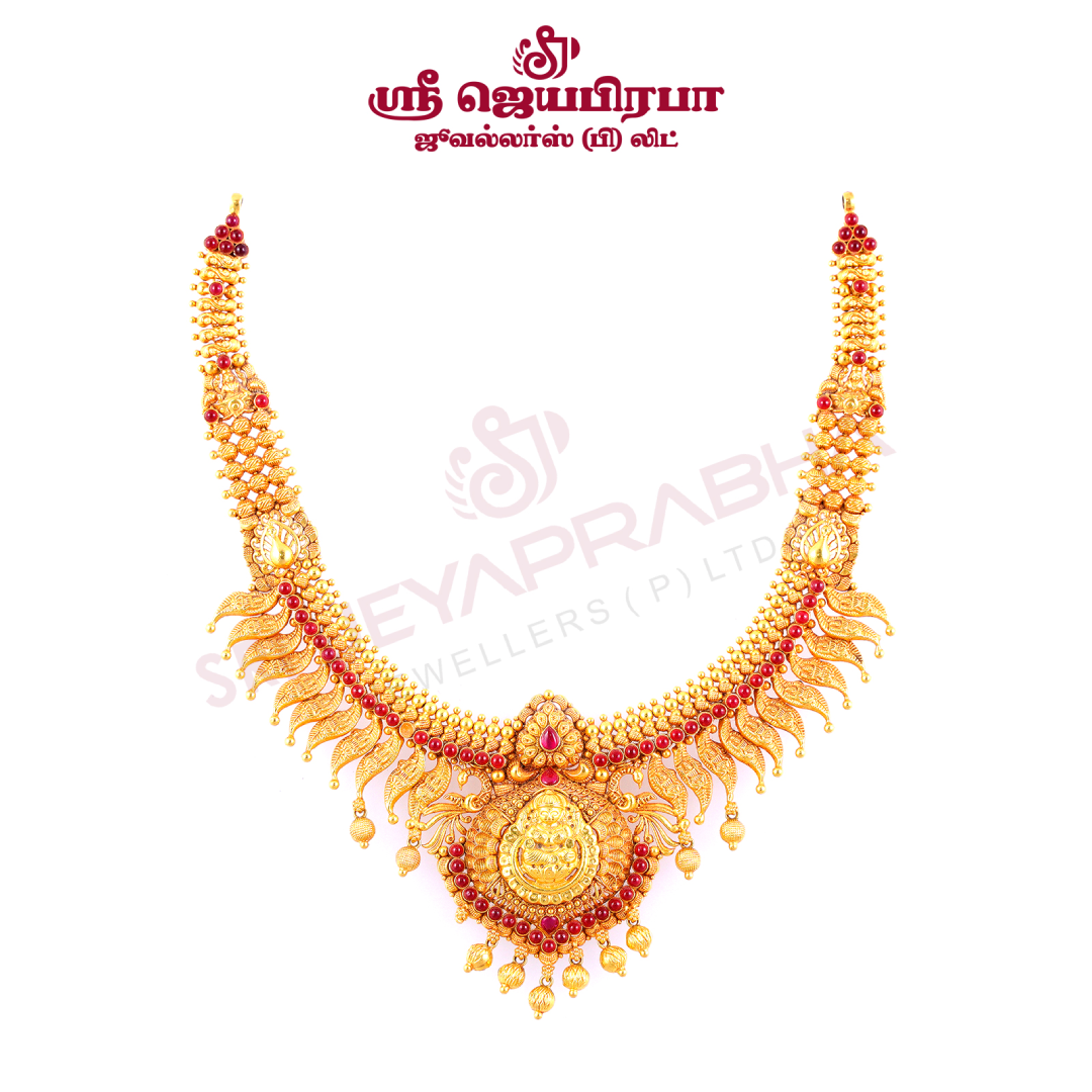 Temple ruby necklace